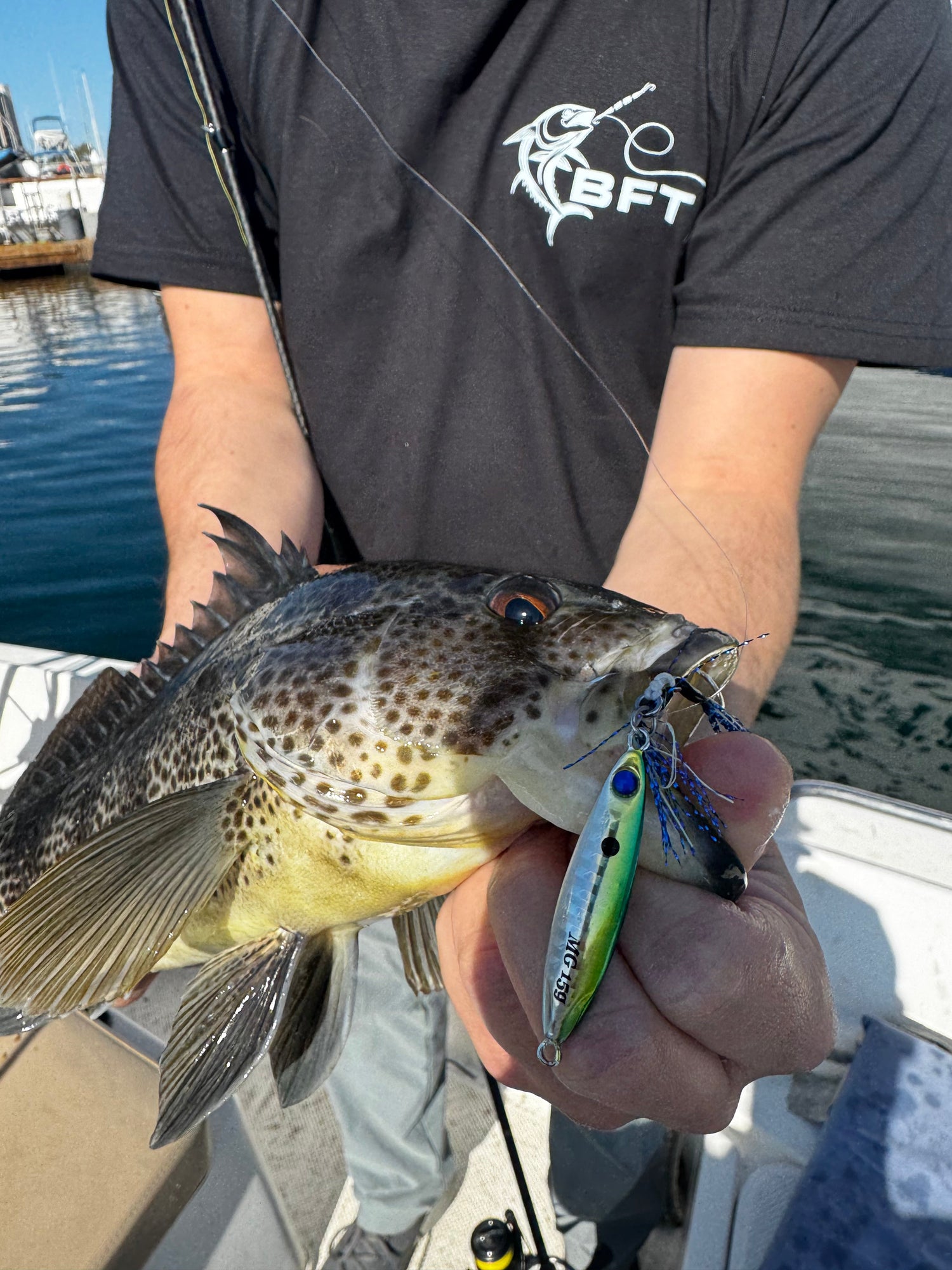 Inshore Jigging for Salty Bass